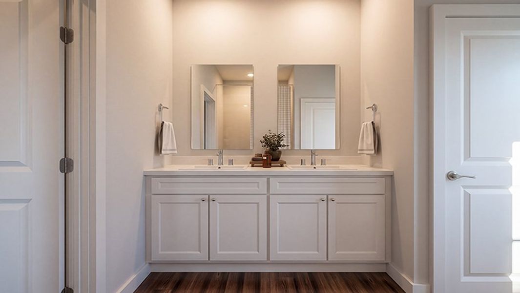 Furnished interior view inside a new home in Pineview North, Summerville (Image 7).