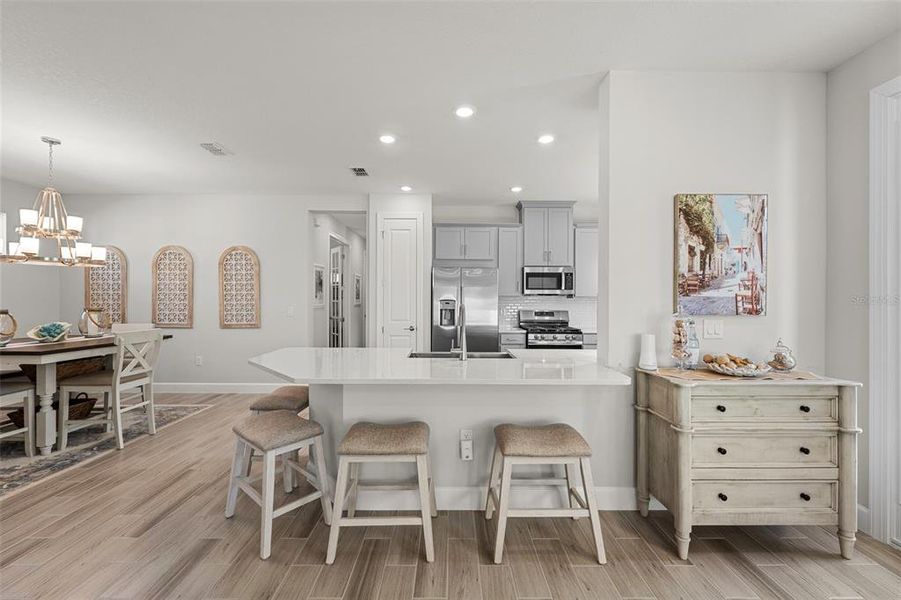 Furnished interior view inside a new home in , Wesley Chapel (Image 19). Furnished interior view inside a new home in , Wesley Chapel (Image 19).