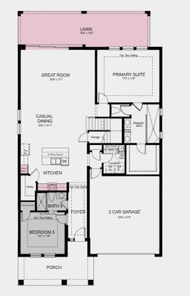 Additional Highlights Include: gourmet kitchen, fifth bedroom and fourth bathroom, pocket sliding glass door, shower at bathroom 4, and covered extended lanai.