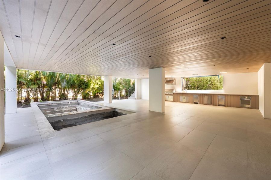 Exterior details and patio area of a home in , Miami (Image 17). Exterior details and patio area of a home in , Miami (Image 17).