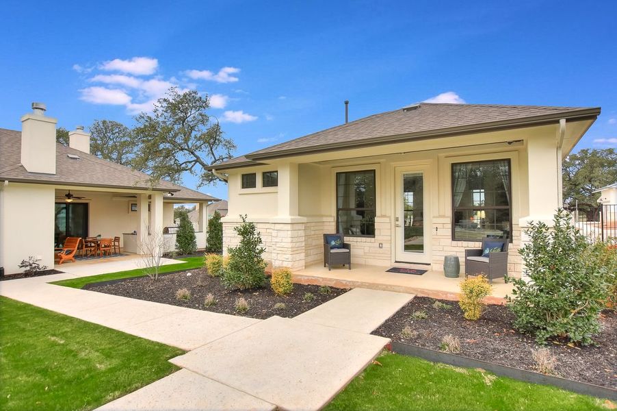 Representative exterior details of a home built from the Catalina by Giddens Homes in Clearwater Ranch, Liberty Hill (Image 56).