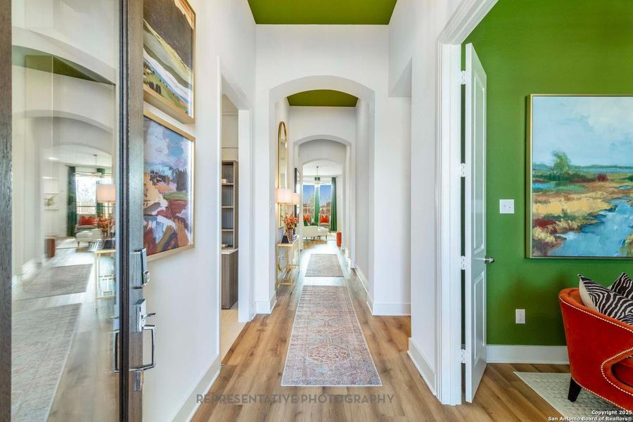 Furnished interior view inside a new home in Mont Blanc, Schertz (Image 15). Furnished interior view inside a new home in Mont Blanc, Schertz (Image 15).