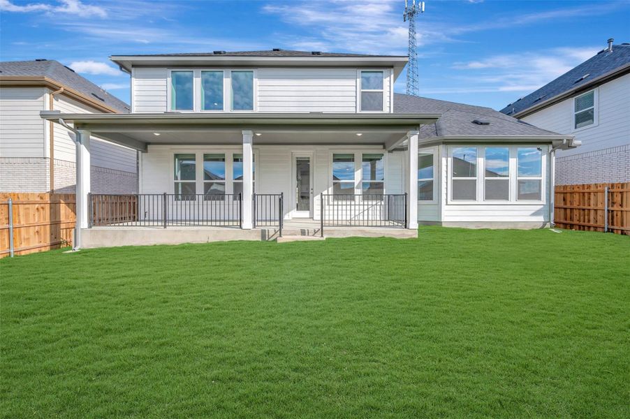 Exterior details and patio area of a home in Edgewood, Leander (Image 22). Exterior details and patio area of a home in Edgewood, Leander (Image 22).