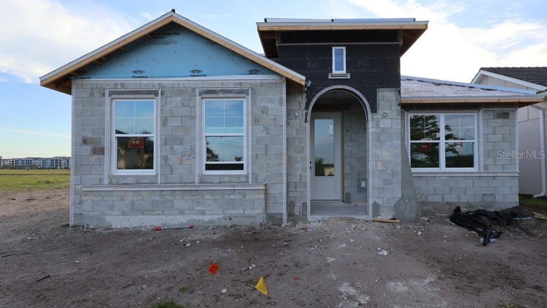 In-progress construction of a new home in Vistera of Venice – Cottage Series, Nokomis, FL (Image 5).