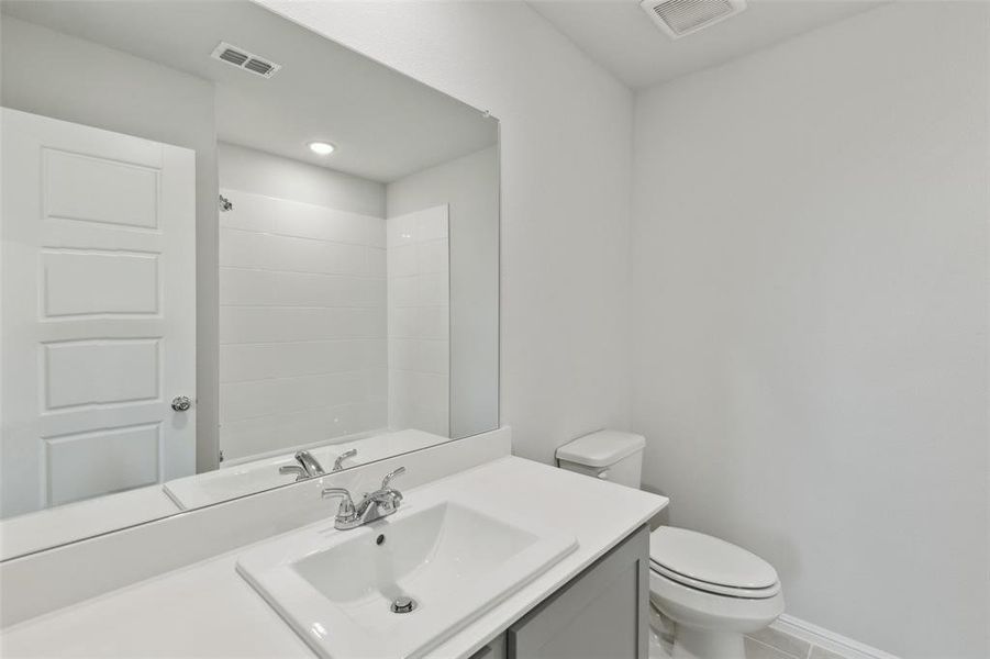 Furnished interior view inside a new home in Tesoro at Chisholm Trail Ranch, Crowley (Image 12).