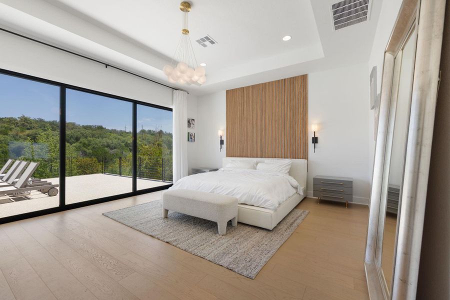 Furnished interior view inside a new home in , Austin (Image 8).