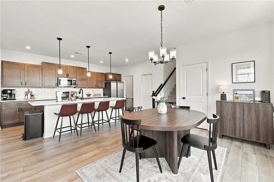 Furnished interior view inside a new home in Sweetbay Farm, Lawrenceville (Image 16).