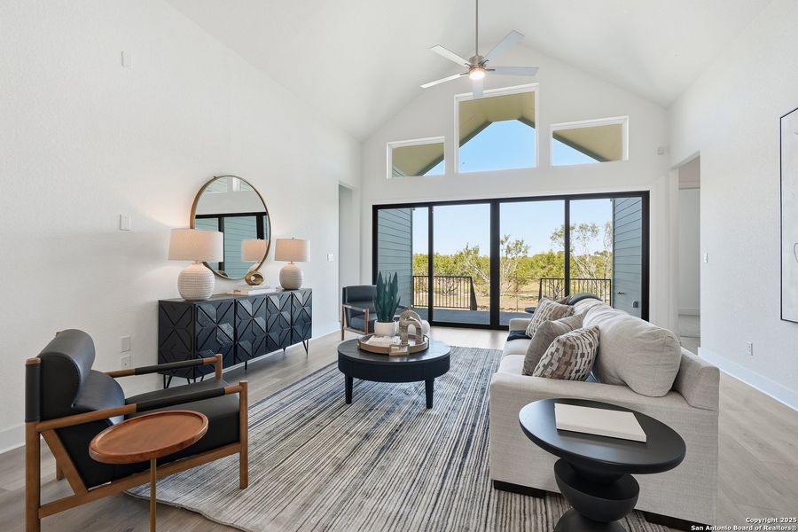 Furnished interior view inside a new home in Sienna Lakes, San Antonio (Image 16). Furnished interior view inside a new home in Sienna Lakes, San Antonio (Image 16).
