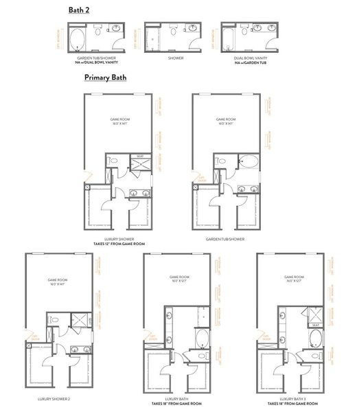 2D floor plan layout for the Calgary by True Homes in Westbrook Falls, Colfax, NC (Image 9).