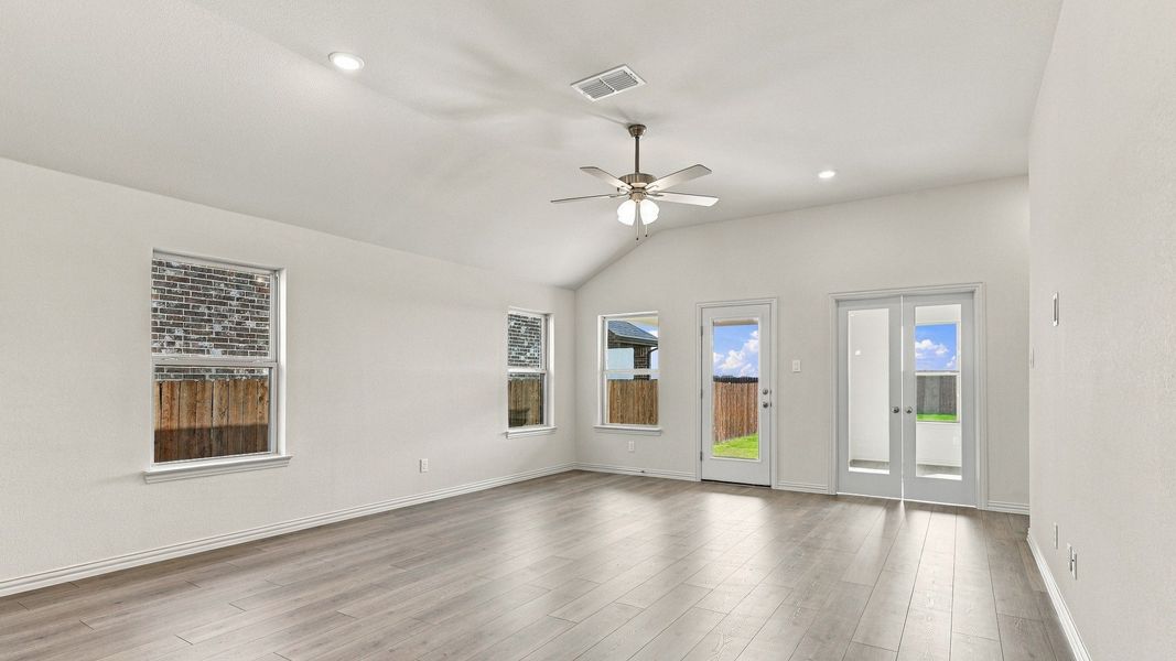 Furnished interior view inside a new home in The Oaks, Red Oak (Image 20).