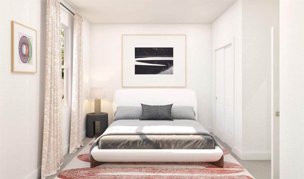 Bedroom 2 (*Artist rendering used for illustration purposes only.)