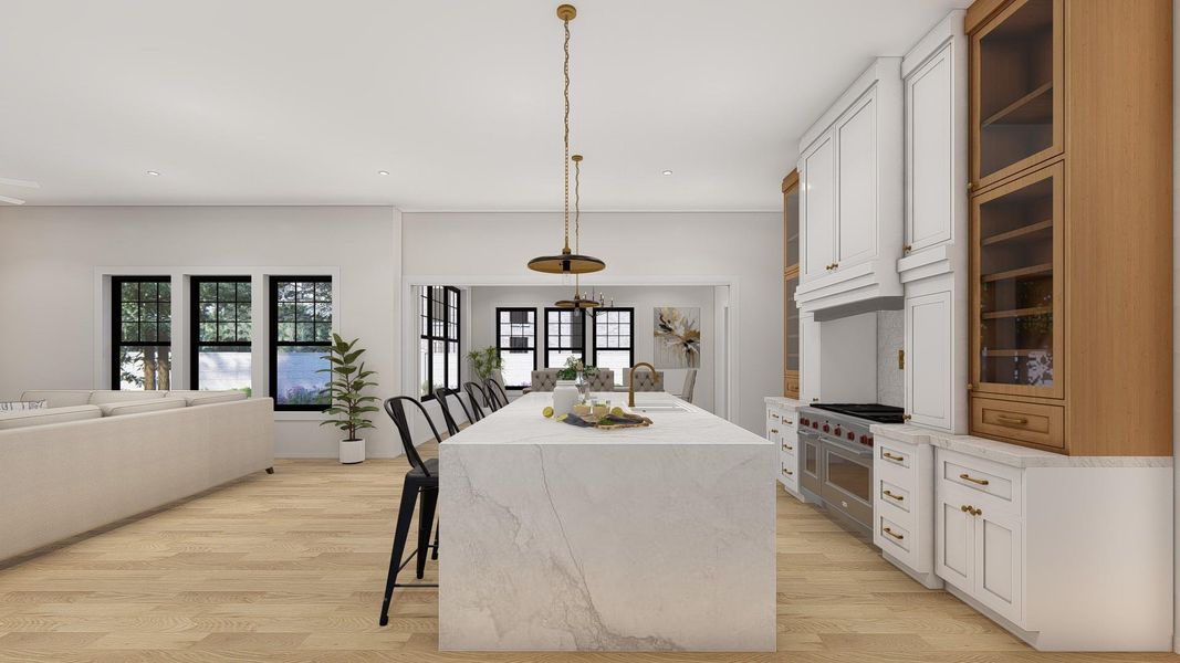 Furnished interior view inside a new home in , Houston (Image 7).