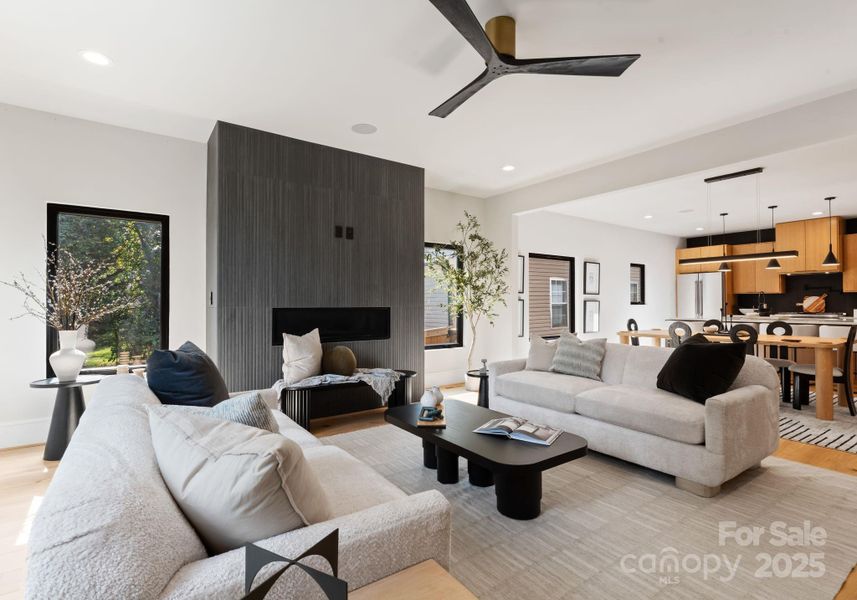 Furnished interior view inside a new home in , Charlotte (Image 29).