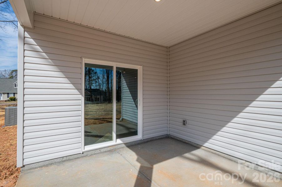 Exterior details and patio area of a home in , Shelby (Image 3).