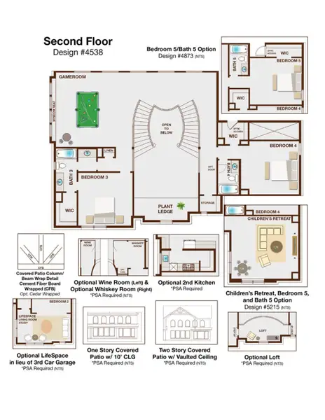 2D floor plan layout for the Grand Park Place by Grand Homes in Grand Oaks, Celina, TX (Image 4). 2D floor plan layout for the Grand Park Place by Grand Homes in Grand Oaks, Celina, TX (Image 4).