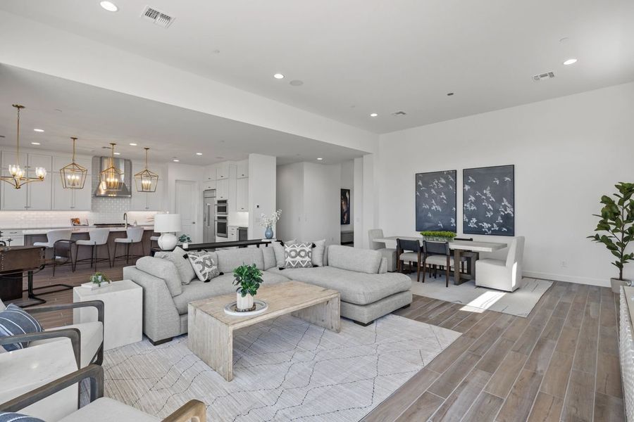 Representative furnished interior of a home built from the Overlook by KLMR Homes in Bellos at The Summit, Fountain Hills (Image 13).