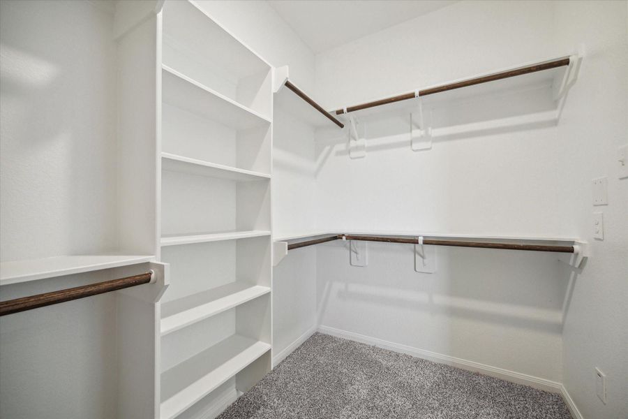 Additional shelving has been added to increase storage