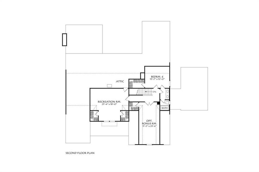 2D floor plan layout of this home in , Cumming, GA (Image 4).