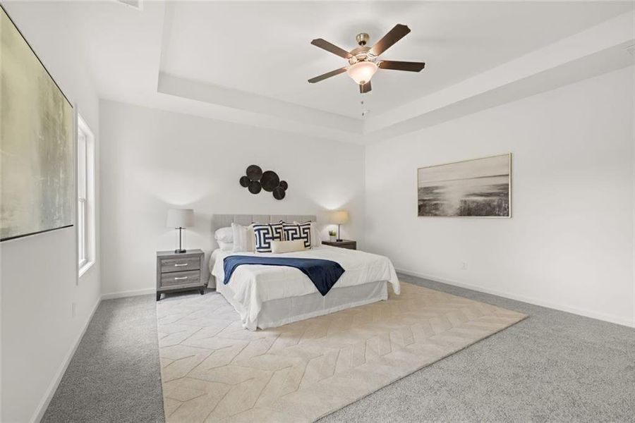 Furnished interior view inside a new home in , Loganville (Image 27).