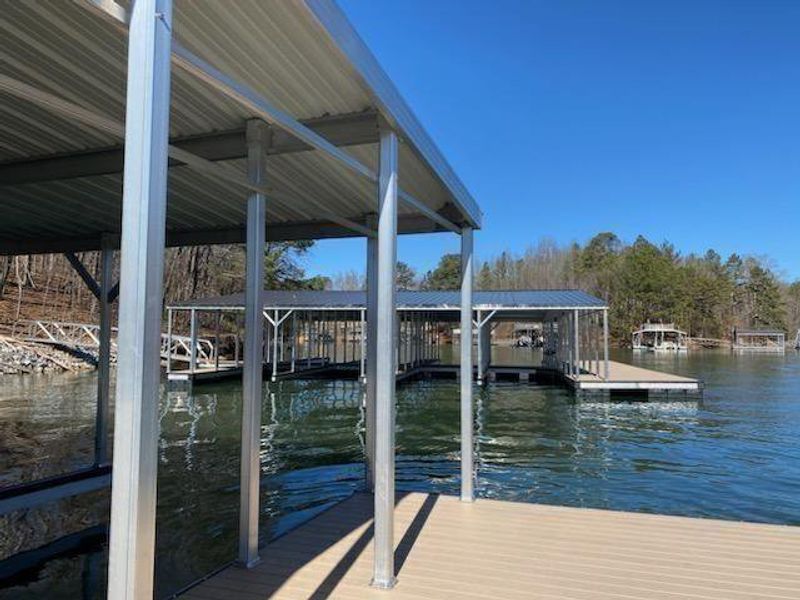Exterior details and patio area of a home in Long Hollow Landing, Gainesville (Image 1).