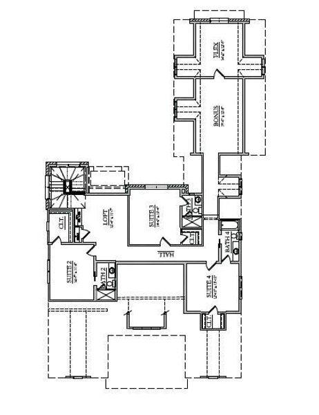 2D floor plan layout of this home in , Charlotte, NC (Image 2). 2D floor plan layout of this home in , Charlotte, NC (Image 2).