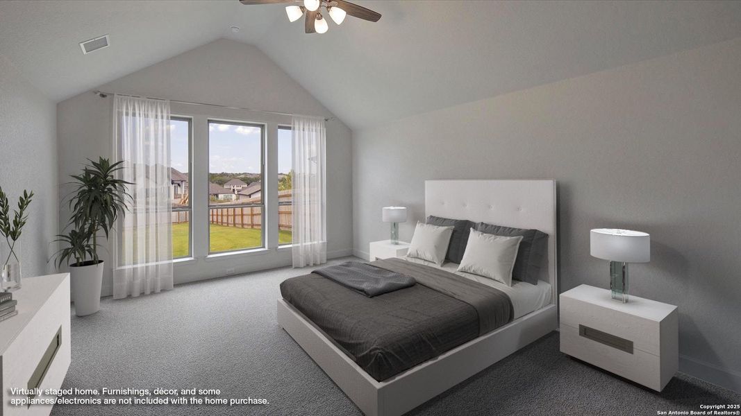 Furnished interior view inside a new home in Stevens Ranch 55', San Antonio (Image 8).