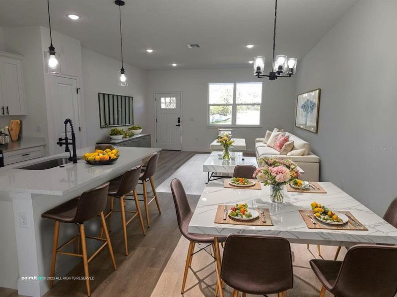 Furnished interior view inside a new home in , Citrus Springs (Image 9). Furnished interior view inside a new home in , Citrus Springs (Image 9).