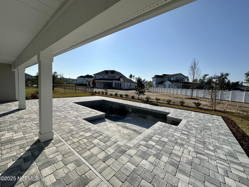 Exterior details and patio area of a home in SilverLeaf, St. Augustine (Image 3).