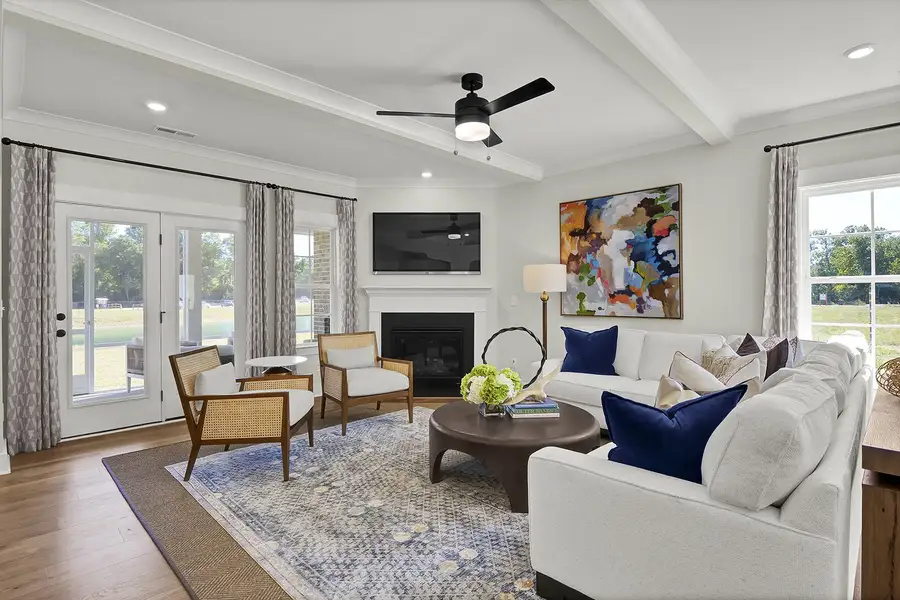 Representative furnished interior of a home built from the Jensen - Premier Collection by Mungo Homes in Winston Ridge, Youngsville (Image 5).