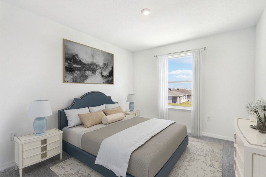 Secondary Bedroom of The Jensen at Country Club Estates