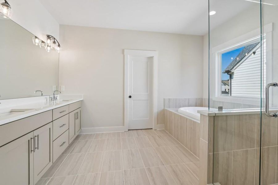 Furnished interior view inside a new home in Hillshire, Cumming (Image 13).