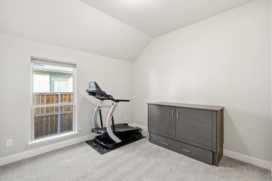 Furnished interior view inside a new home in Watercress 65', Haslet (Image 9). Furnished interior view inside a new home in Watercress 65', Haslet (Image 9).