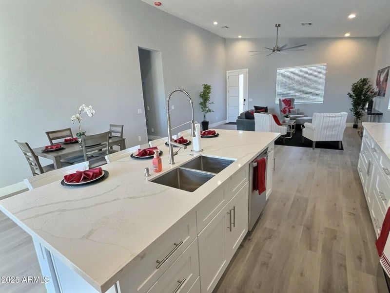 Greatroom view front door