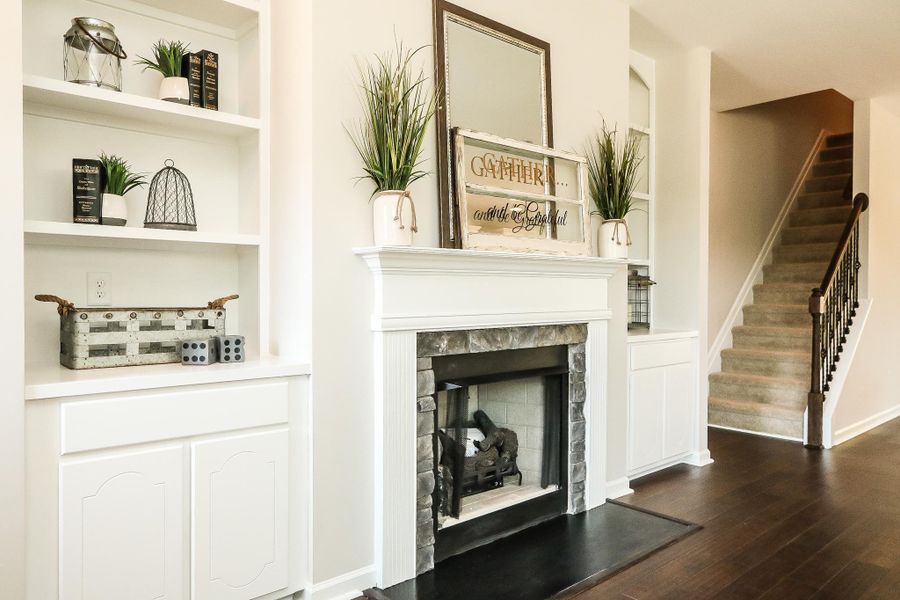 Representative furnished interior of a home built from the Els by RiverWILD Homes in Riverwood Ranch, Clayton (Image 9).