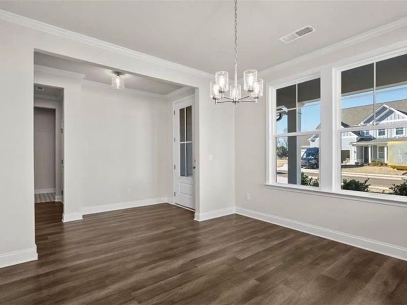 Spacious, unfurnished interior of a new home in Wehunt Meadows, Hoschton (Image 19).