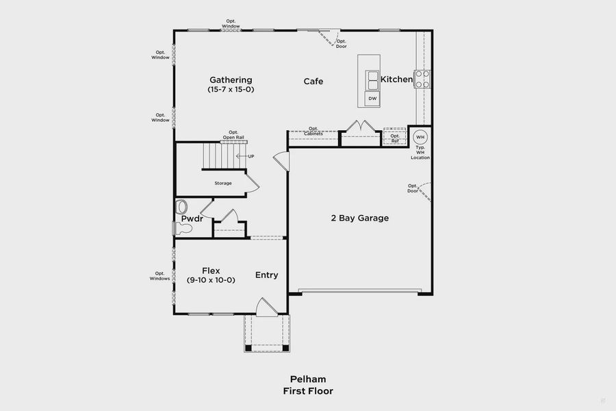 2D floor plan layout of this home in McClure Farms, Columbia, TN (Image 26). 2D floor plan layout of this home in McClure Farms, Columbia, TN (Image 26).
