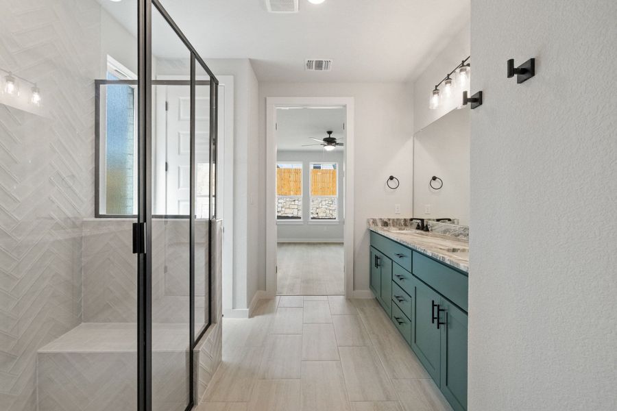 Furnished interior view inside a new home in Heritage, Dripping Springs (Image 18).