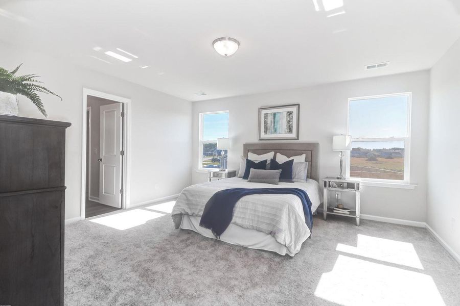 Furnished interior view inside a new home in Tea Farm: Lake Series, Ravenel (Image 4).