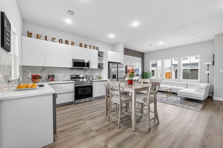 Furnished interior view inside a new home in Metro Village, Houston (Image 19).