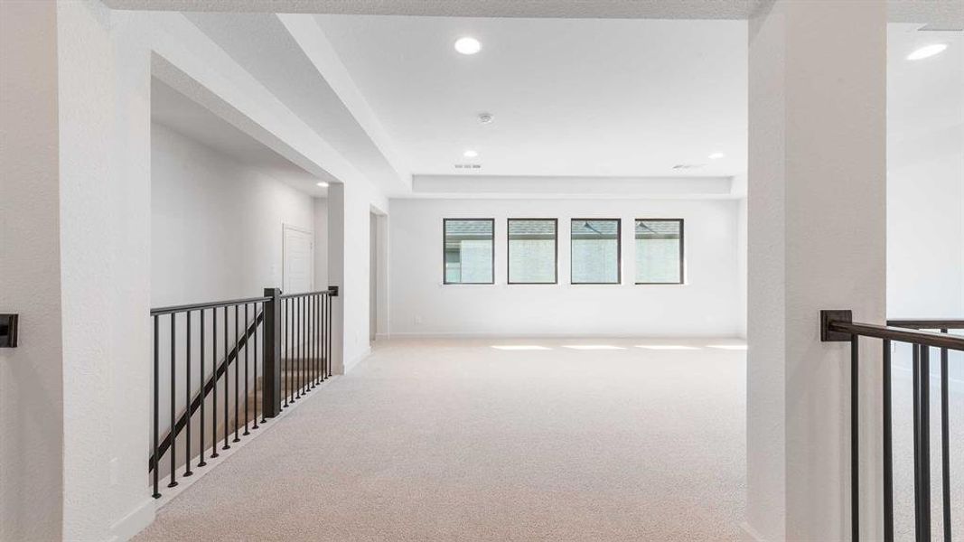 Spacious, unfurnished interior of a new home in The Heights At Uptown Celina 50', Celina (Image 20).