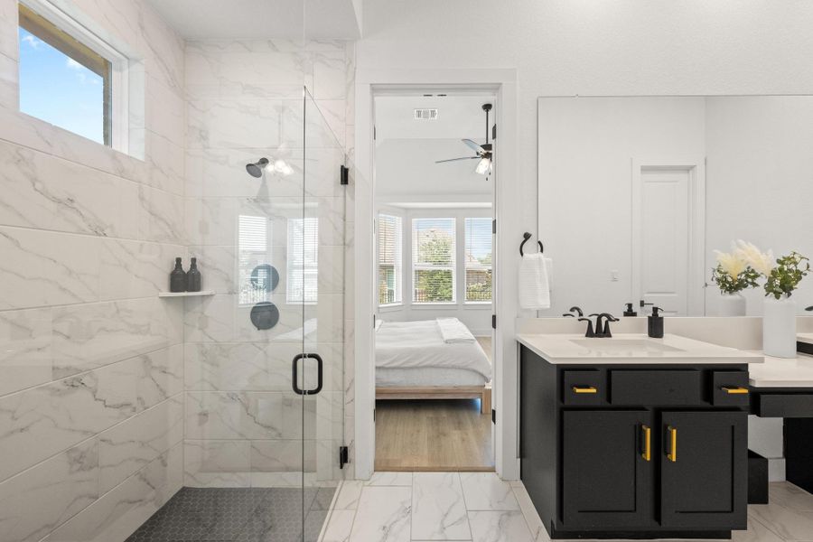 Furnished interior view inside a new home in , Kyle (Image 32).