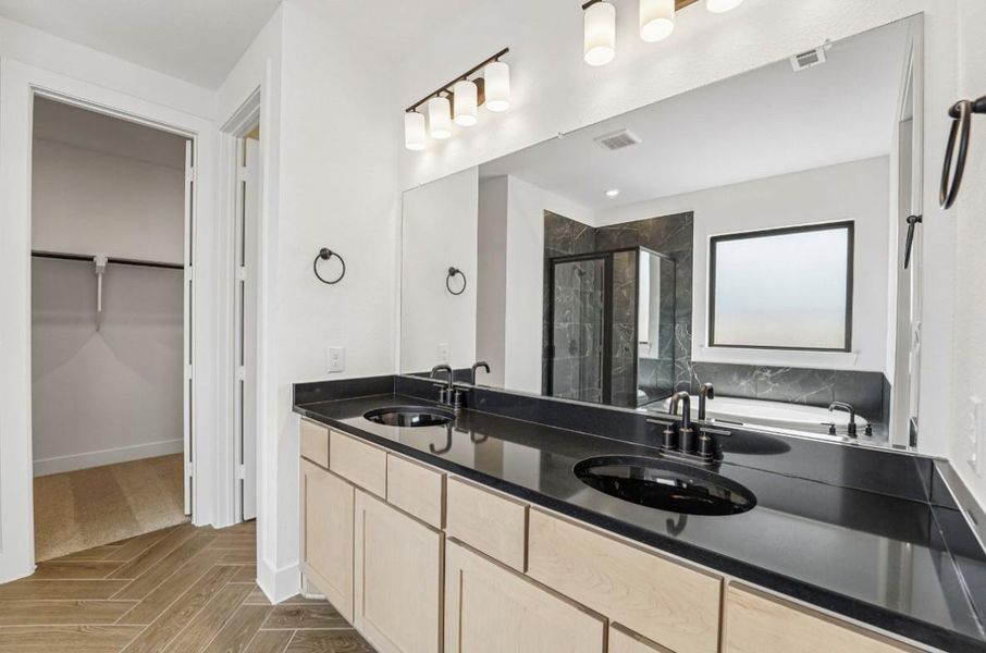 Furnished interior view inside a new home in WILDTREE 50', Montgomery (Image 3).