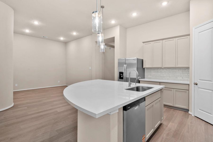 Furnished interior view inside a new home in Pomona 50' & 55', Manvel (Image 12).