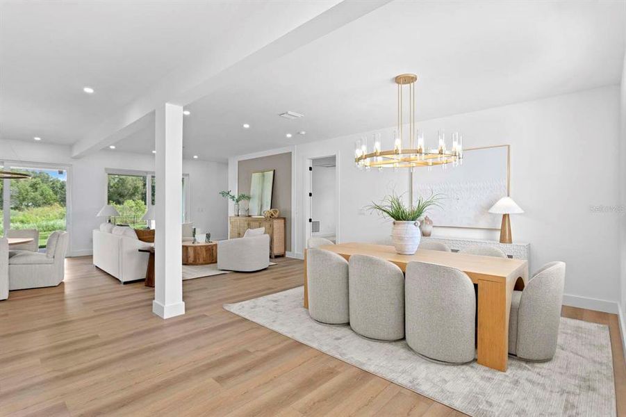 Furnished interior view inside a new home in , Lutz (Image 32).