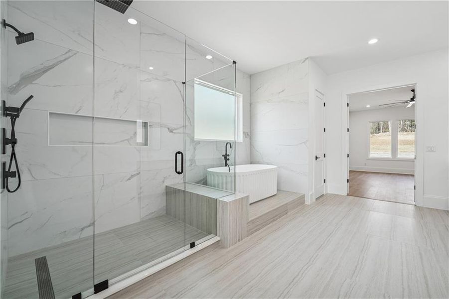 Furnished interior view inside a new home in , Dacula (Image 32).