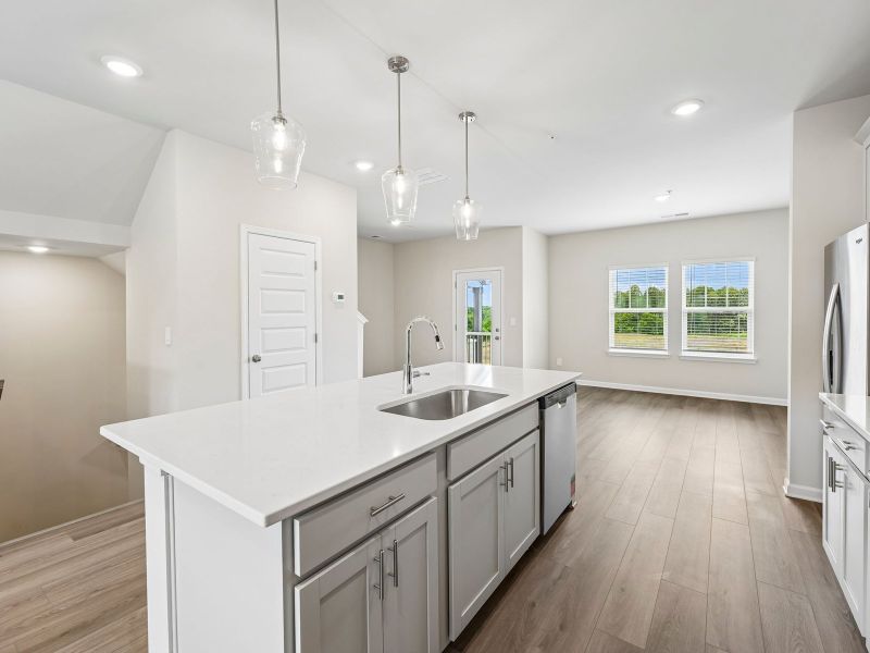 Furnished interior view inside a new home in Hemingway - Highland Series, Cumming (Image 8).