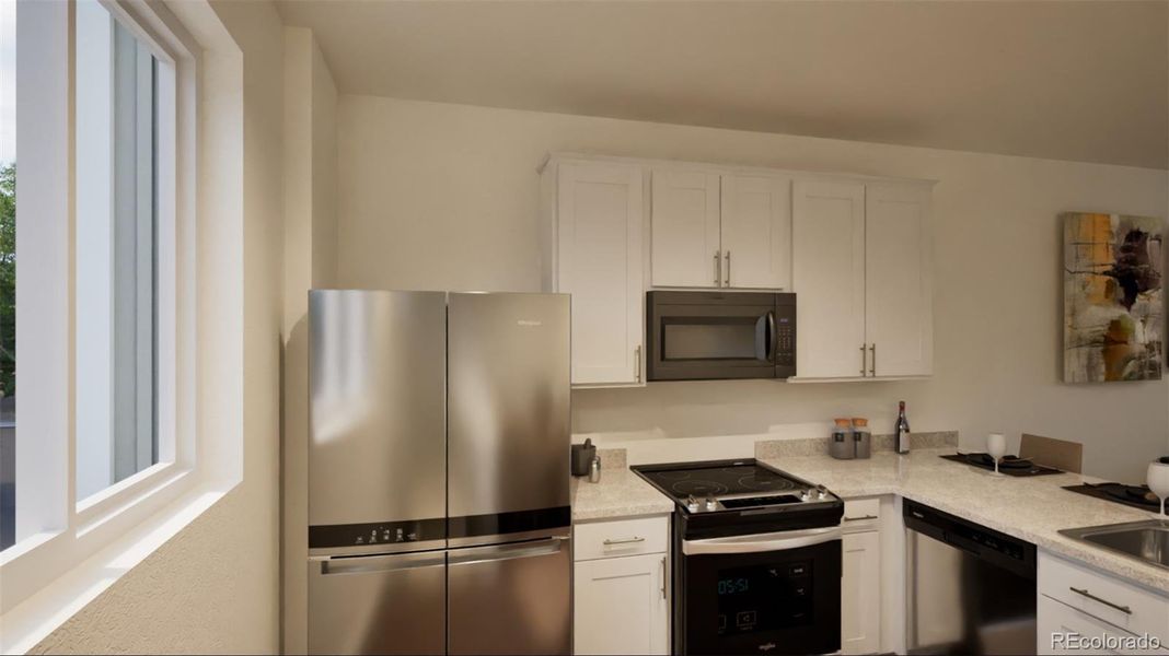 Furnished interior view inside a new home in Green Valley Ranch, Aurora (Image 9).