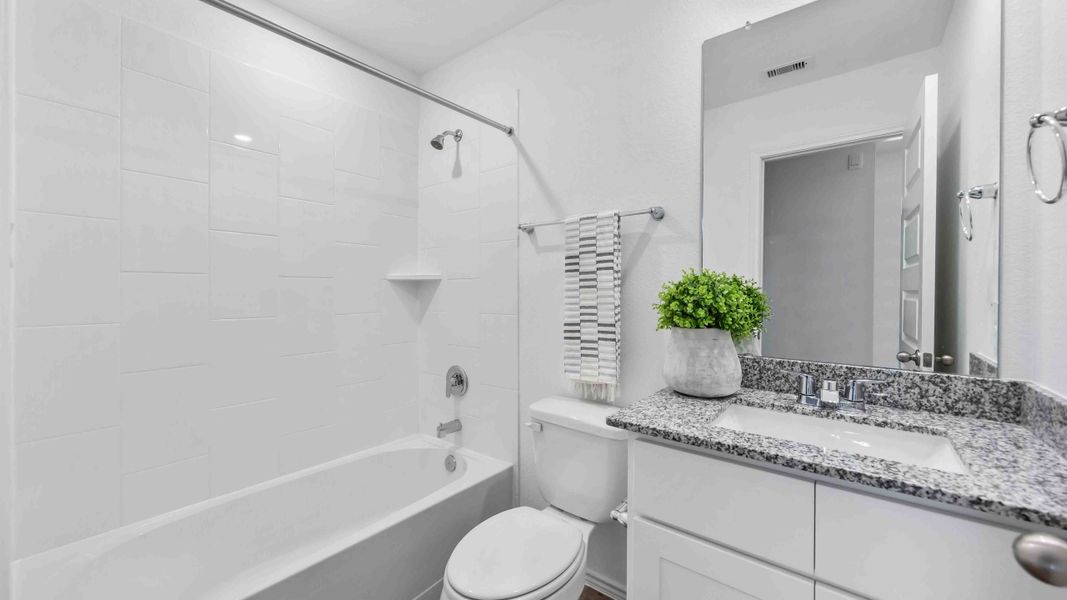 Furnished interior view inside a new home in Garver Heights, Houston (Image 8).