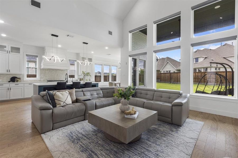 Furnished interior view inside a new home in , Prosper (Image 11). Furnished interior view inside a new home in , Prosper (Image 11).