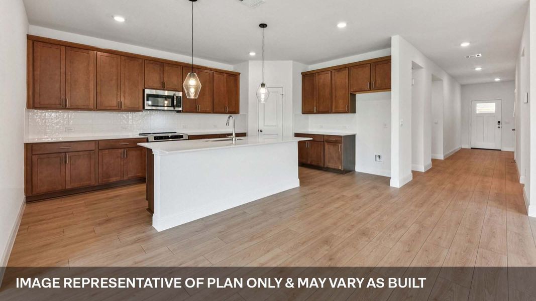 Representative furnished interior of a home built from the The Grayson by D.R. Horton in Riverview, Georgetown (Image 4).